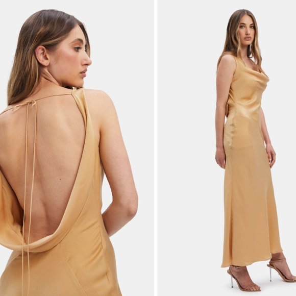 Bardot Dresses & Skirts - Bardot | Adonis cowl neck backless evening dress